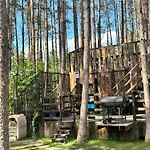 Lubiana180 Scandi Wsrod Drzew Jacuzzi Sauna Kominek I Taras Na Dachu Jezioro Kaszuby Pieski Tylko Do 10kg Za Dodatkowa Oplata 度假居