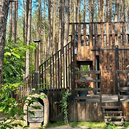 Ferienhaus Lubiana180 Scandi Wsrod Drzew Jacuzzi Sauna Kominek I Taras Na Dachu Jezioro Kaszuby Pieski Tylko Do 10kg Za Dodatkowa Oplata *