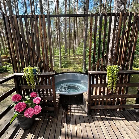 Ferienhaus Lubiana180 Scandi Wsrod Drzew Jacuzzi Sauna Kominek I Taras Na Dachu Jezioro Kaszuby Pieski Tylko Do 10kg Za Dodatkowa Oplata