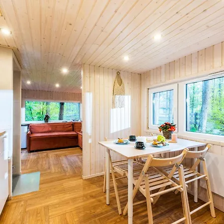 Lubiana180 Scandi Wsrod Drzew Jacuzzi Sauna Kominek I Taras Na Dachu Jezioro Kaszuby Pieski Tylko Do 10kg Za Dodatkowa Oplata Ferienhaus *