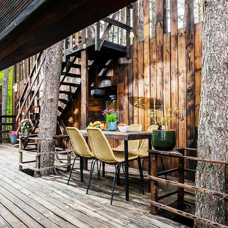 Lubiana180 Scandi Wsrod Drzew Jacuzzi Sauna Kominek I Taras Na Dachu Jezioro Kaszuby Pieski Tylko Do 10kg Za Dodatkowa Oplata