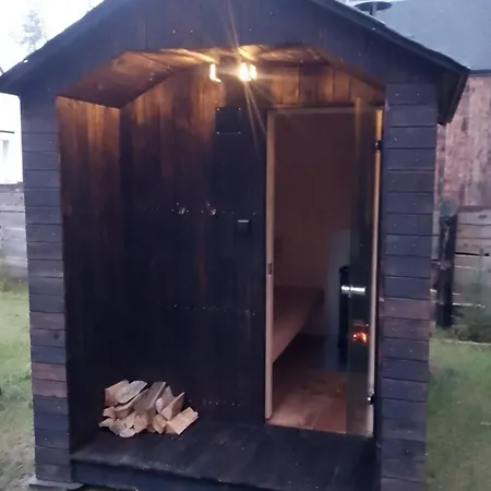 Lubiana180 Scandi Wsrod Drzew Jacuzzi Sauna Kominek I Taras Na Dachu Jezioro Kaszuby Pieski Tylko Do 10kg Za Dodatkowa Oplata Ferienhaus *