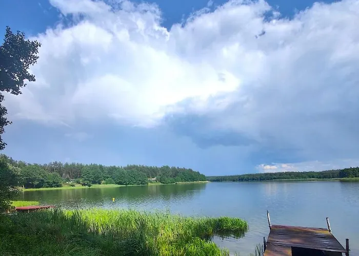 Semesterbostad Lubiana180 Scandi Wsrod Drzew Jacuzzi Sauna Kominek I Taras Na Dachu Jezioro Kaszuby Pieski Tylko Do 10kg Za Dodatkowa Oplata Grzybowo (Pomerania)