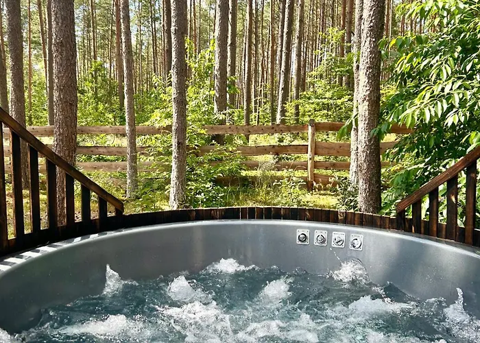 Lubiana180 Scandi Wsrod Drzew Jacuzzi Sauna Kominek I Taras Na Dachu Jezioro Kaszuby Pieski Tylko Do 10kg Za Dodatkowa Oplata * Grzybowo (Pomerania)