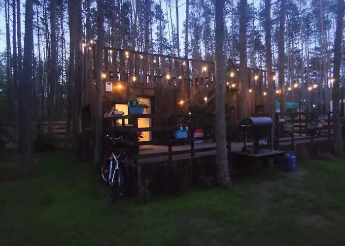 Lubiana180 Scandi Wsrod Drzew Jacuzzi Sauna Kominek I Taras Na Dachu Jezioro Kaszuby Pieski Tylko Do 10kg Za Dodatkowa Oplata Semesterbostad