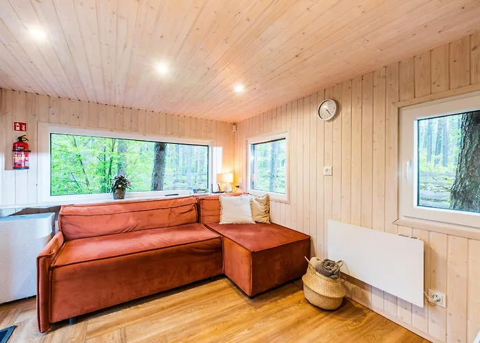 Lubiana180 Scandi Wsrod Drzew Jacuzzi Sauna Kominek I Taras Na Dachu Jezioro Kaszuby Pieski Tylko Do 10kg Za Dodatkowa Oplata * Grzybowo (Pomerania)