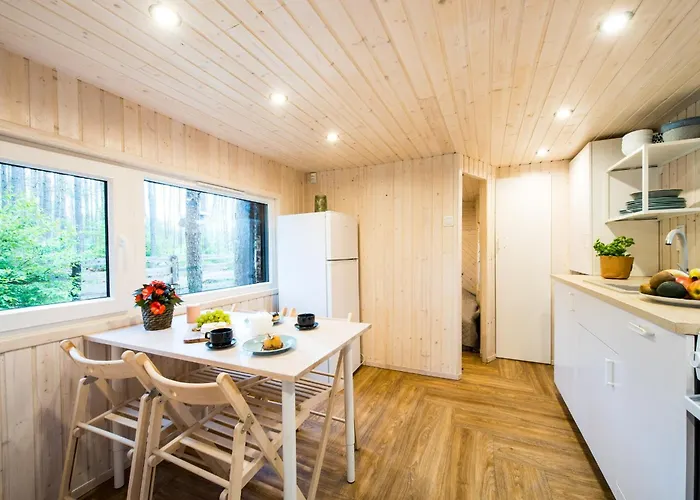 Lubiana180 Scandi Wsrod Drzew Jacuzzi Sauna Kominek I Taras Na Dachu Jezioro Kaszuby Pieski Tylko Do 10kg Za Dodatkowa Oplata Semesterbostad Grzybowo (Pomerania)