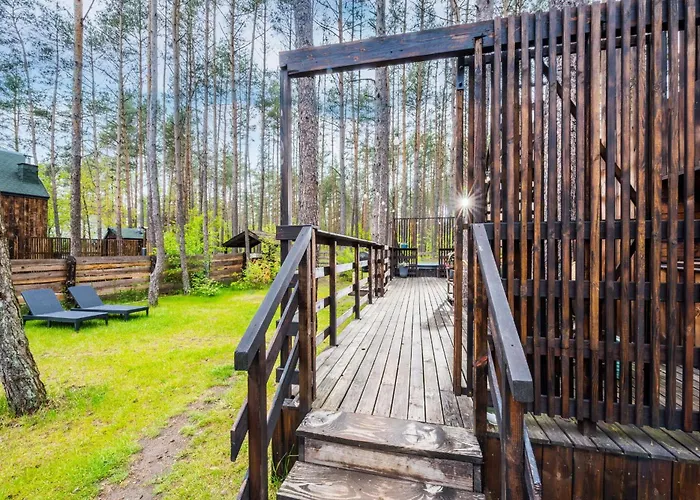 Lubiana180 Scandi Wsrod Drzew Jacuzzi Sauna Kominek I Taras Na Dachu Jezioro Kaszuby Pieski Tylko Do 10kg Za Dodatkowa Oplata Semesterbostad *