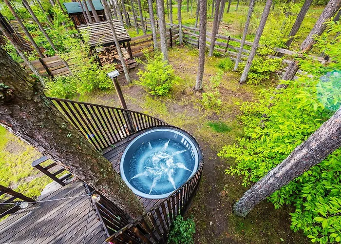 Lubiana180 Scandi Wsrod Drzew Jacuzzi Sauna Kominek I Taras Na Dachu Jezioro Kaszuby Pieski Tylko Do 10kg Za Dodatkowa Oplata *