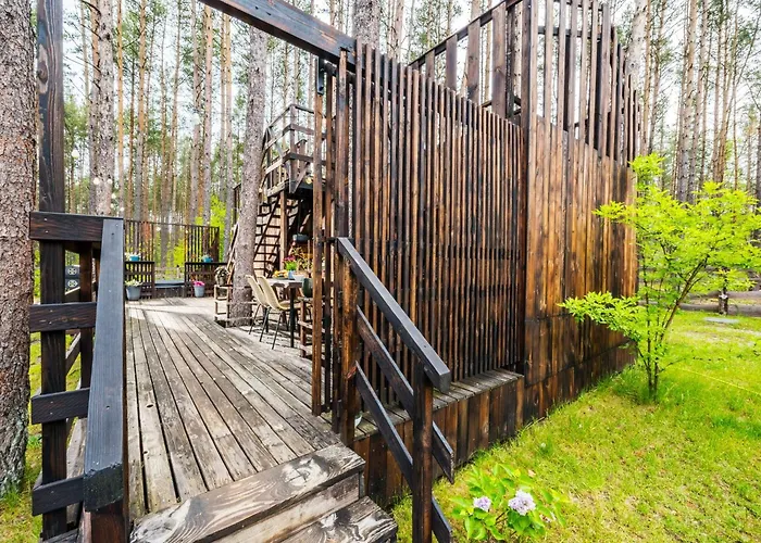 Lubiana180 Scandi Wsrod Drzew Jacuzzi Sauna Kominek I Taras Na Dachu Jezioro Kaszuby Pieski Tylko Do 10kg Za Dodatkowa Oplata * Grzybowo (Pomerania)