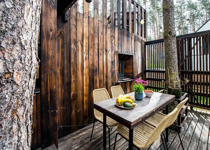 Lubiana180 Scandi Wsrod Drzew Jacuzzi Sauna Kominek I Taras Na Dachu Jezioro Kaszuby Pieski Tylko Do 10kg Za Dodatkowa Oplata